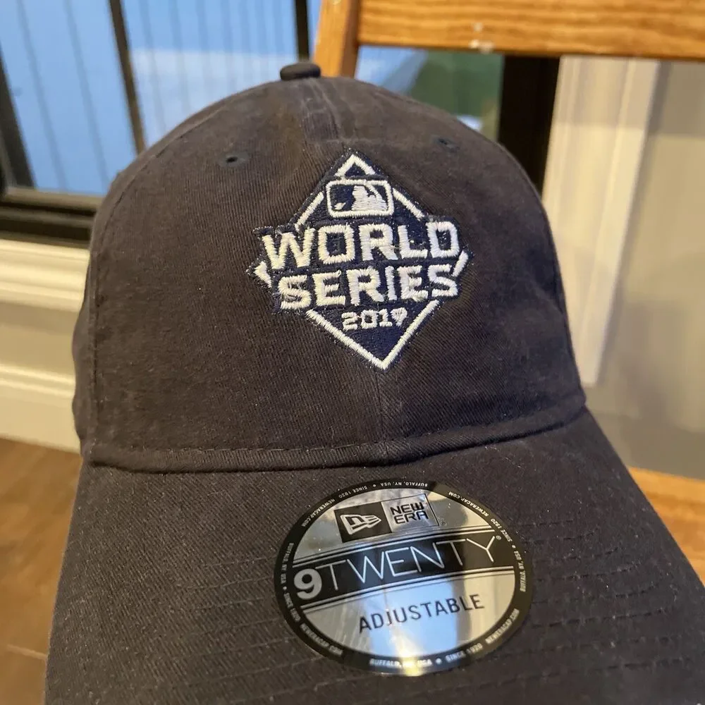 NWT New Era 9Twenty Adjustable Hat; World Series 2019 Relaxed Fit hat; MLB